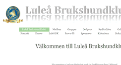 Desktop Screenshot of lulebk.nu