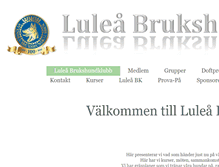 Tablet Screenshot of lulebk.nu